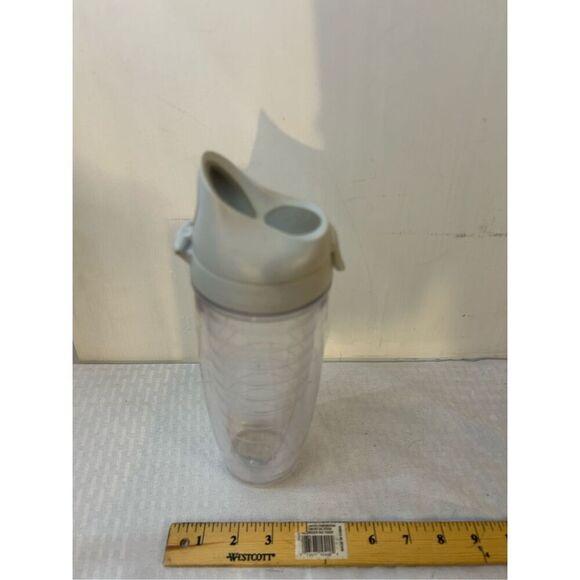 Tervis tumbler lid finger loop clear gray 24oz - Picture 1 of 4